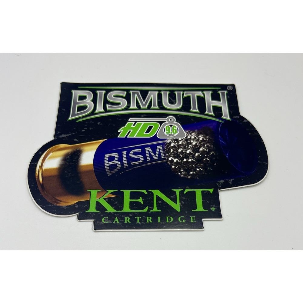 Vintage Bismuth Cartridge Company Shotshell Ammunition Advertising Sticker Decal